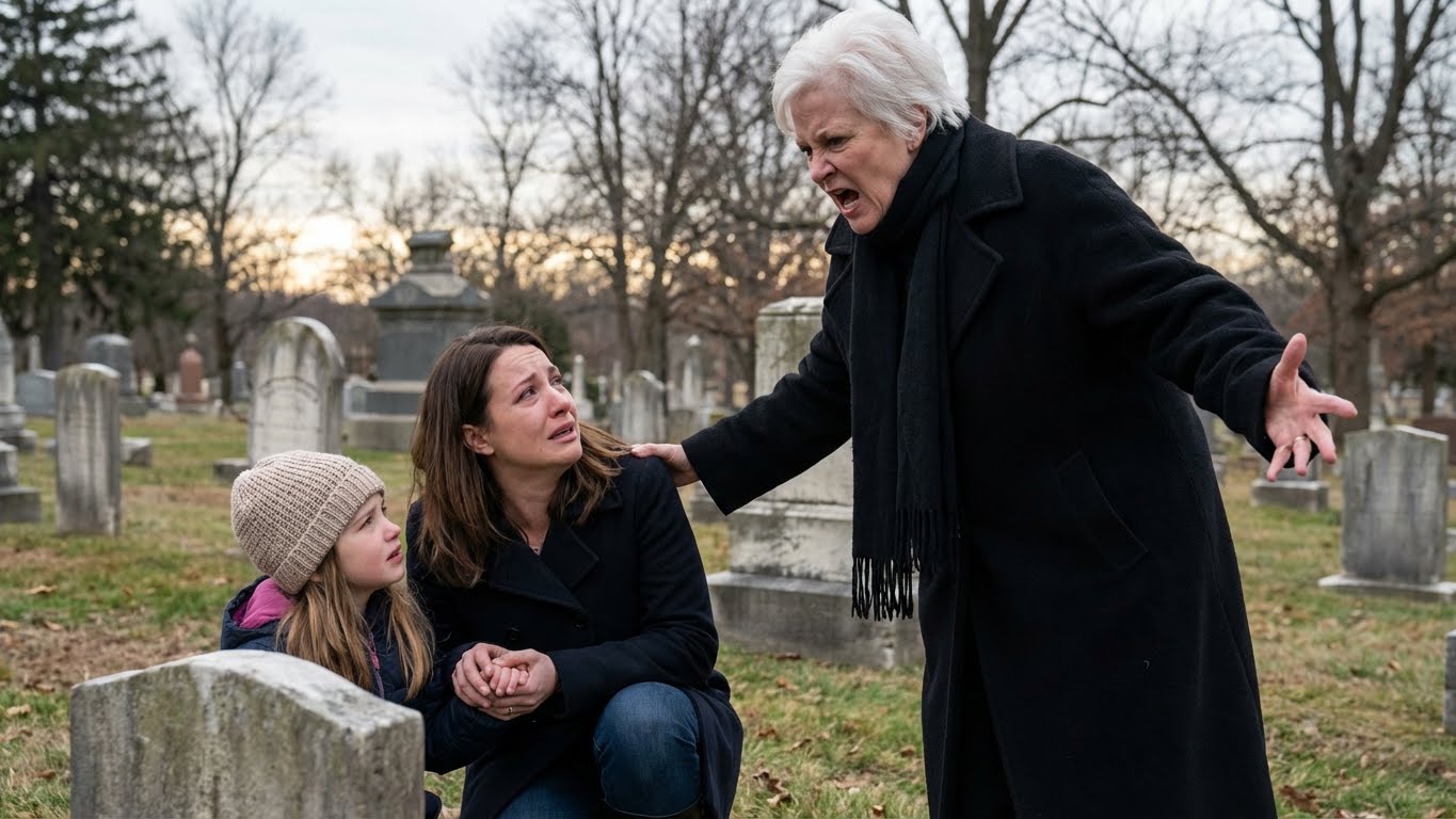 I Went to My Only Son’s Grave… and a Stranger Was There With a Child Who Had His Eyes