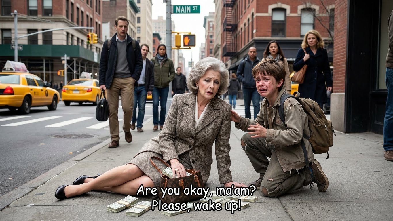 A Homeless Teen Found a Billionaire’s Mom Dying on the Highway—Then She Whispered a Secret That Could Destroy Him