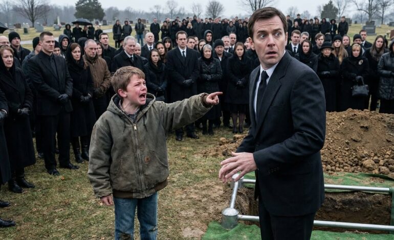 A Little Girl Screamed “She’s Not Dead!” at the Billionaire’s Wife’s Funeral—Then the Sealed Casket Was Opened