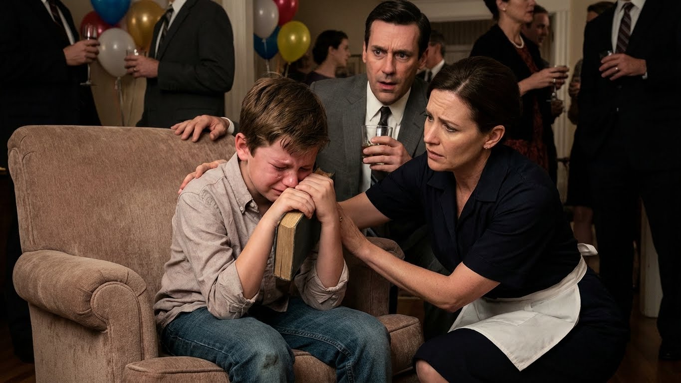 A Mute Boy Was Humiliated at a Billionaire Party—Then the Cleaning Lady Did ONE Thing and the Room Went Silent