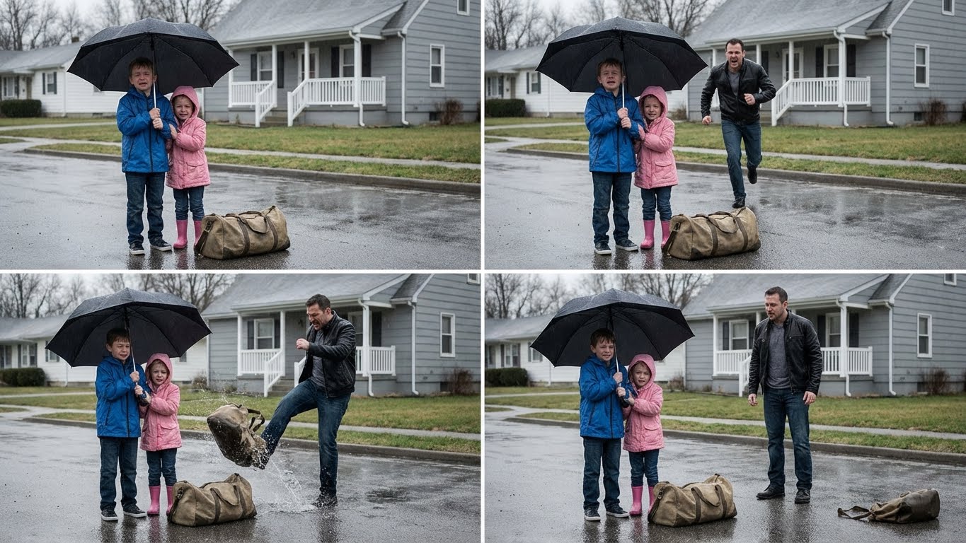 He Said “Not My Problem” and Tossed Them Into the Storm—Then Their Mom’s Secret Came for Him