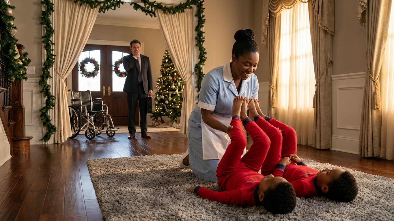 Billionaire Came Home Early—What He Found the Maid Doing to His Paralyzed Twins Stopped His Heart