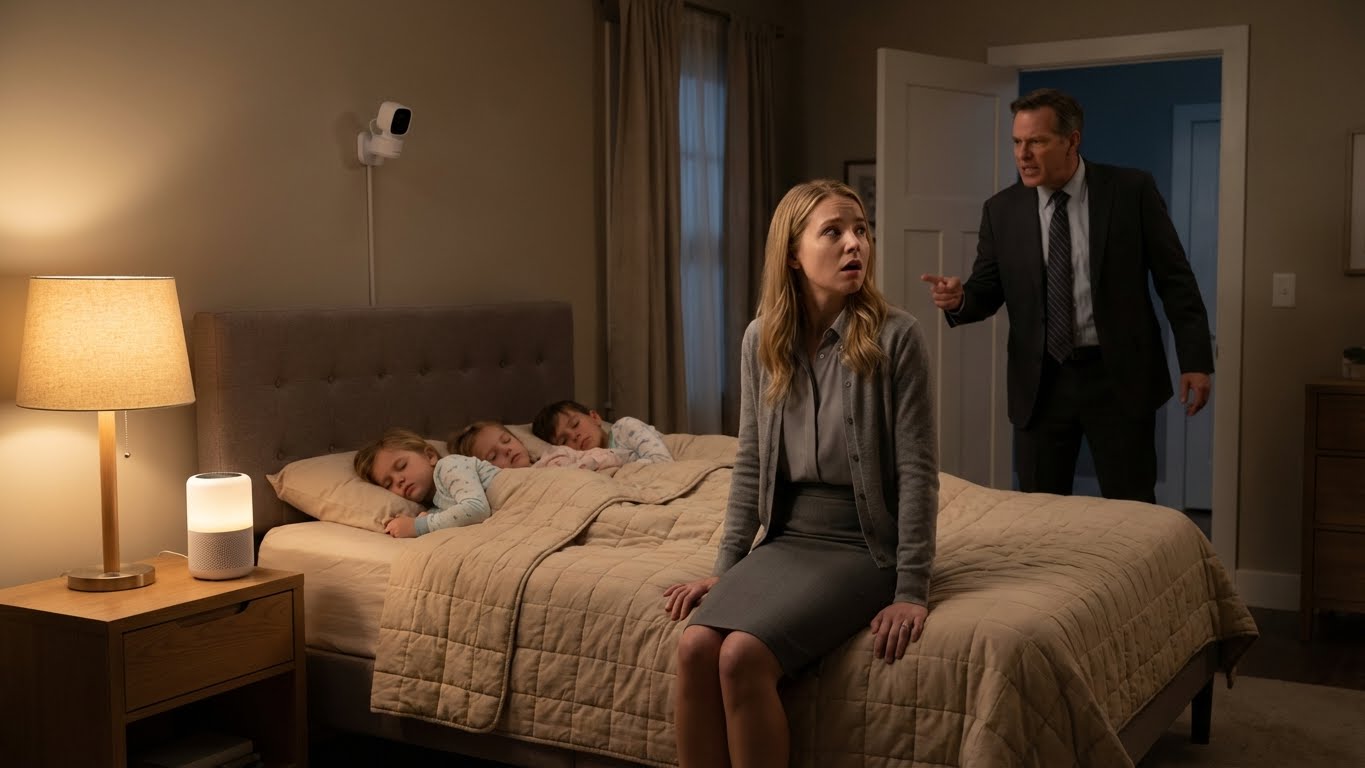 He Spied on His Paralyzed Triplets… Then Caught the Maid Doing Something “Forbidden” in the Dark