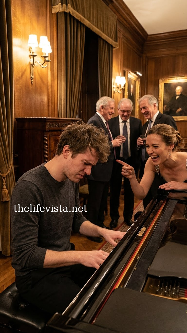 “If You Can Play It, I’ll Marry You,” the heiress sneered at the janitor—unaware that one song would change her life forever…