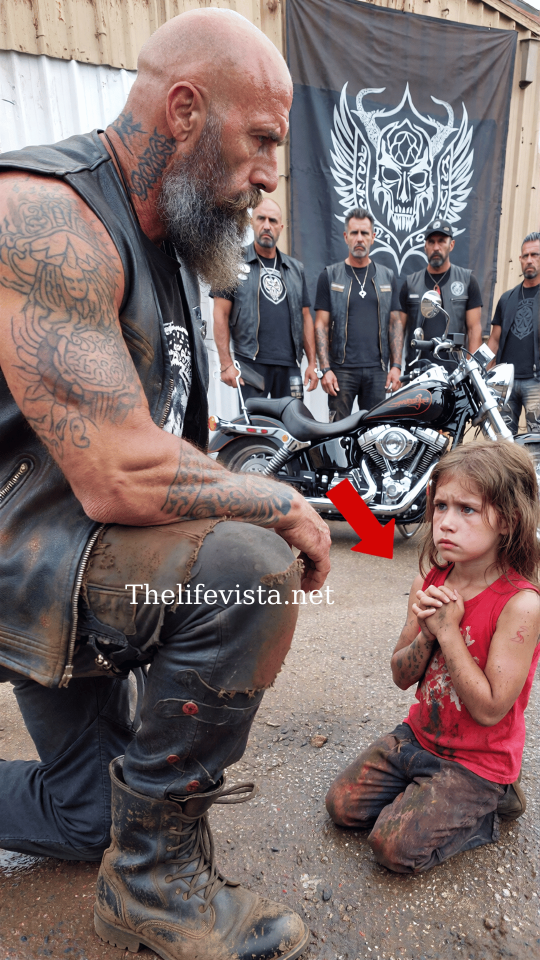 A Homeless Girl Asked a Biker to Be Her Dad — What the Hells Angels Did Next Shocked Everyone…