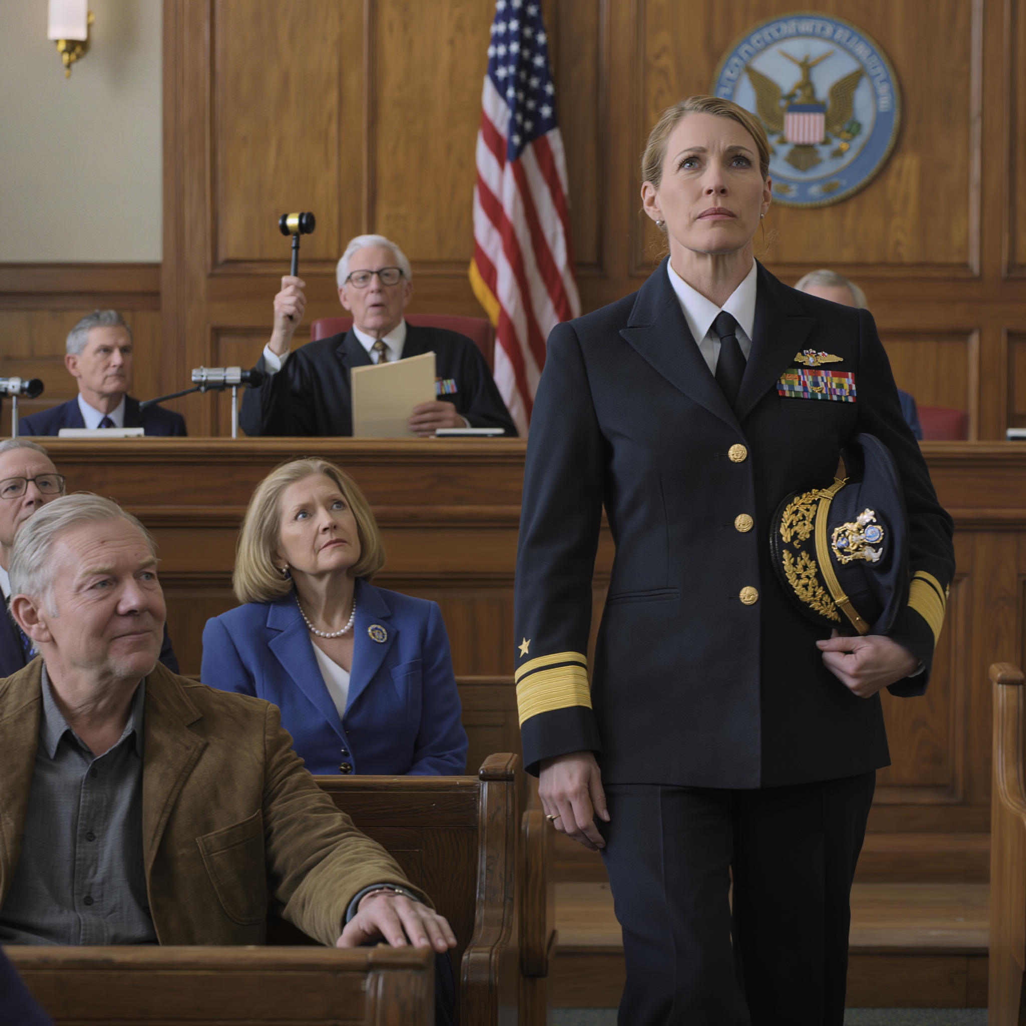 When I Stepped Into The Courtroom In Uniform, My Father Let Out A Laugh And My Mother Shσσk Her Head. The Judge Stopped Mid-Mσtiσn, His Hand Shaking As He Whispered, “My God… Is That Really Her?”