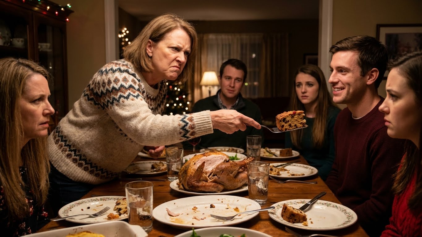 My Daughter-in-Law Humiliated Me at Christmas Dinner… Until I Pulled Out ONE CHECK