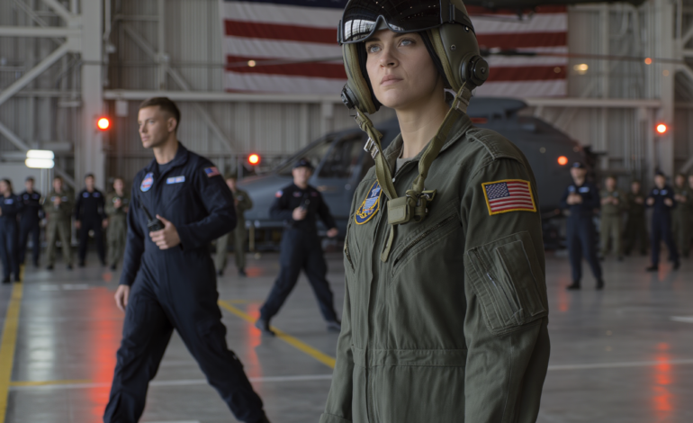 The rescue commander said, ‘Is there a pilot capable?’ and she quietly stood up, leaving everyone stunned.’