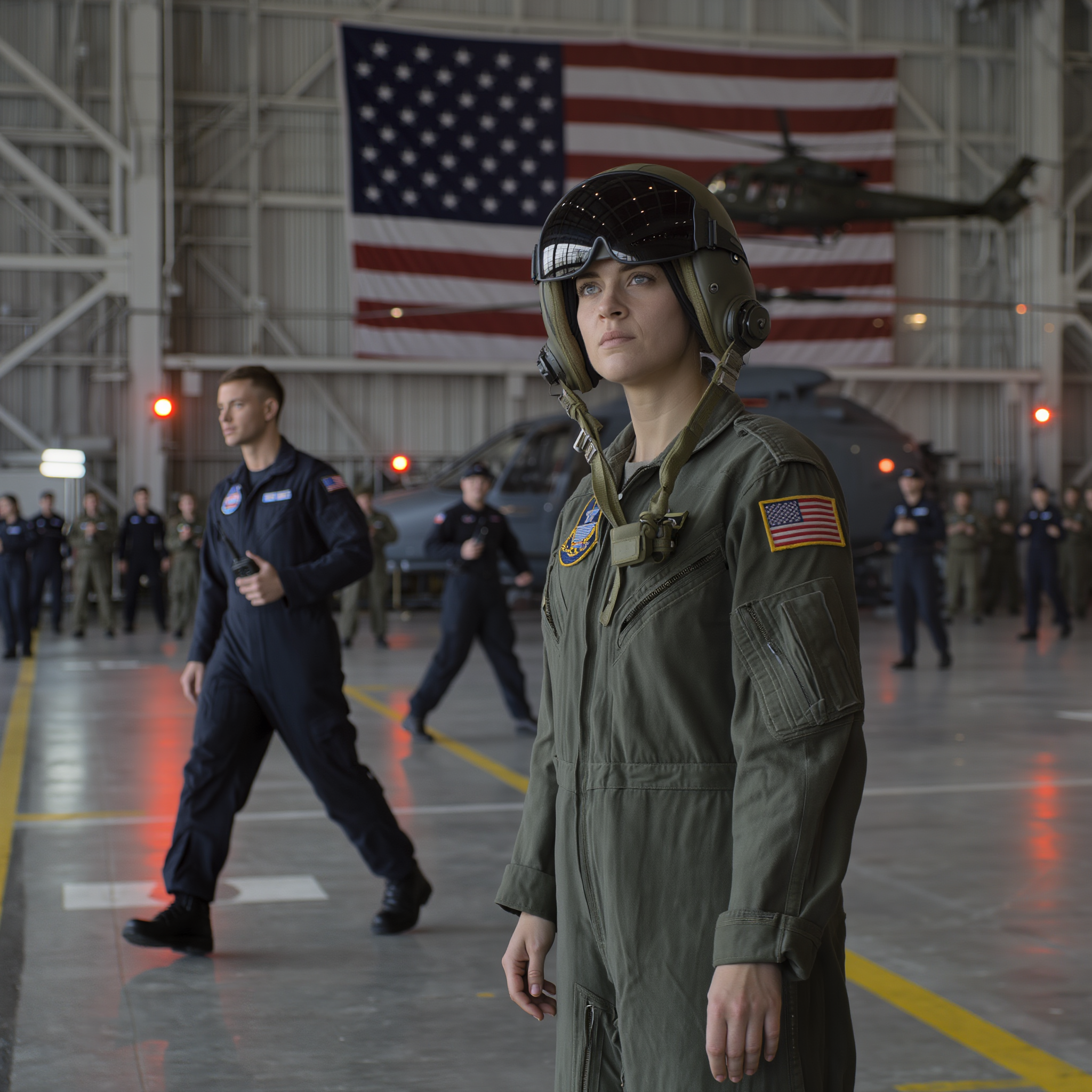 The rescue commander said, ‘Is there a pilot capable?’ and she quietly stood up, leaving everyone stunned.’