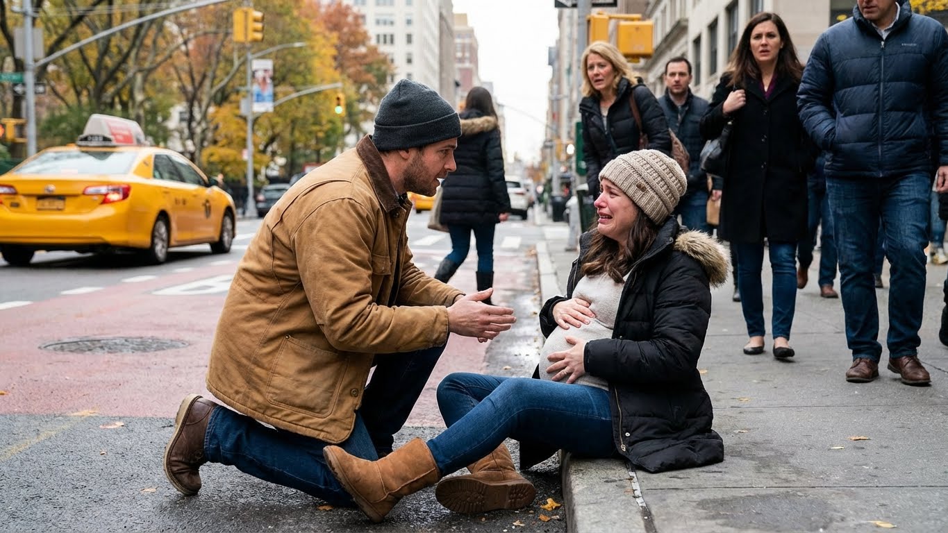 7 Months Pregnant and Homeless… Then a Mercedes Screeched to a Stop Beside Her