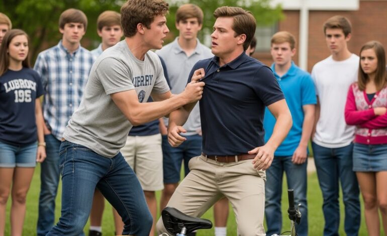 RICH BRATS DESTROYED MY BIKE, BUT THEY SCREAMED WHEN 50 BIKERS APPEARED – YOU WON’T BELIEVE WHO THEIR LEADER WAS!