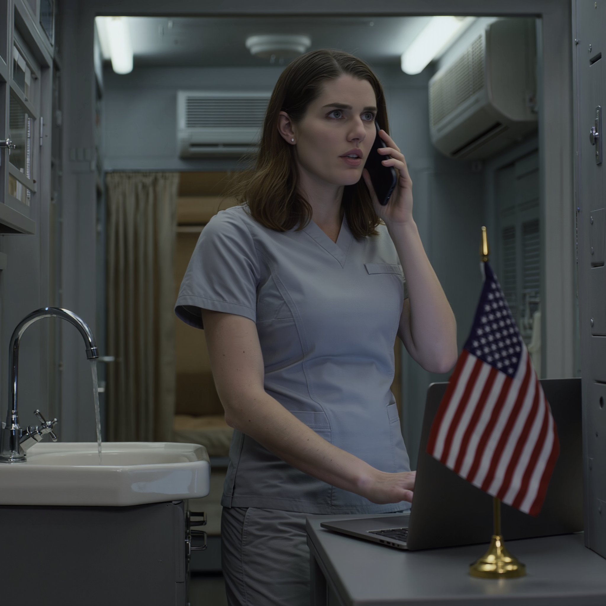 While I was away on business, my stepfather called and said, ‘I sold your father’s log cabin to cover expenses—and to take Chloe to Europe.’ I calmly replied, ‘Thanks for the warning,’ and he thought he had won. When I got home, he brought me wine to celebrate… until I pushed a stack of documents across the table and his smile vanished.