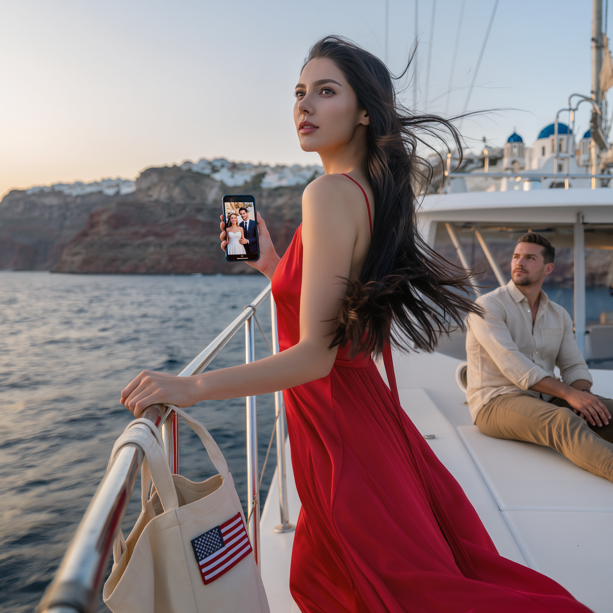 My sister erased my name from her wedding as if I never existed. So I agreed to marry my billionaire fiancé, cruised to Santorini in a red dress, and posted a picture that shattered her entire fairytale. Her tears came too late…