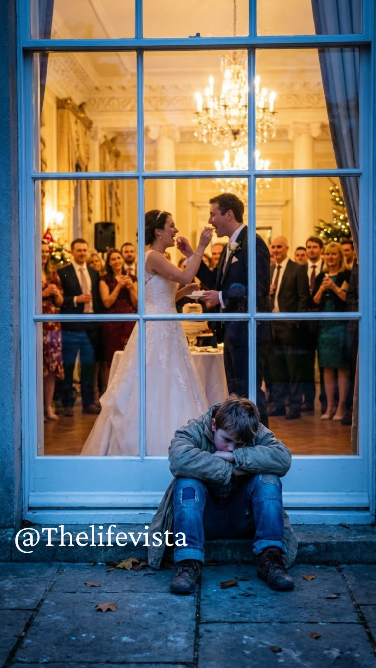 ‘Dad ate cake with her while I had to watch,’ my starving 7-year-old whispered. ‘He made me stand on the balcony because I had no gift.’ I rushed to his party, smashed the cake in his face, took the mic — and exposed everything. Then his boss stood up…”