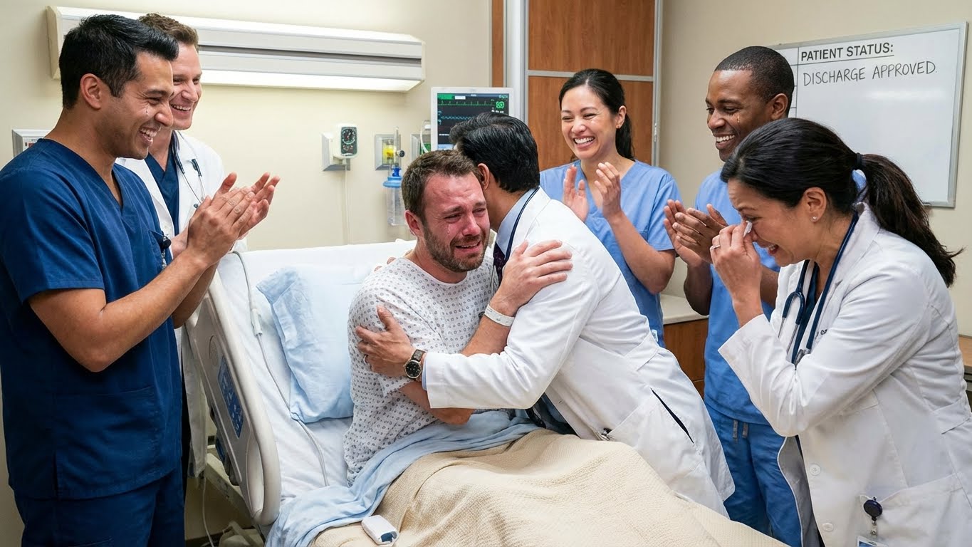 My cheating wife and her millionaire boyfriend got me fired from my $200K engineering job. “Enjoy poverty,” she texted. At 38, working as a janitor, I cut my hand and went to the ER. The doctor examined my blood work and suddenly went silent, then called in three specialists who stared at me in disbelief. “Sir, your DNA shows something impossible,” he said quietly. “You’re related to…” What he revealed next made the room spin.