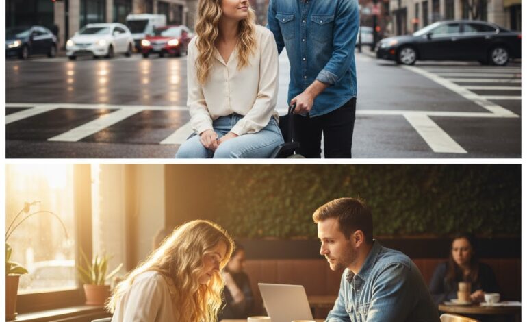 Single Dad Helped the Same Woman Every Morning — Until She Looked Up and Whispered, “You Don’t Remember Me?”