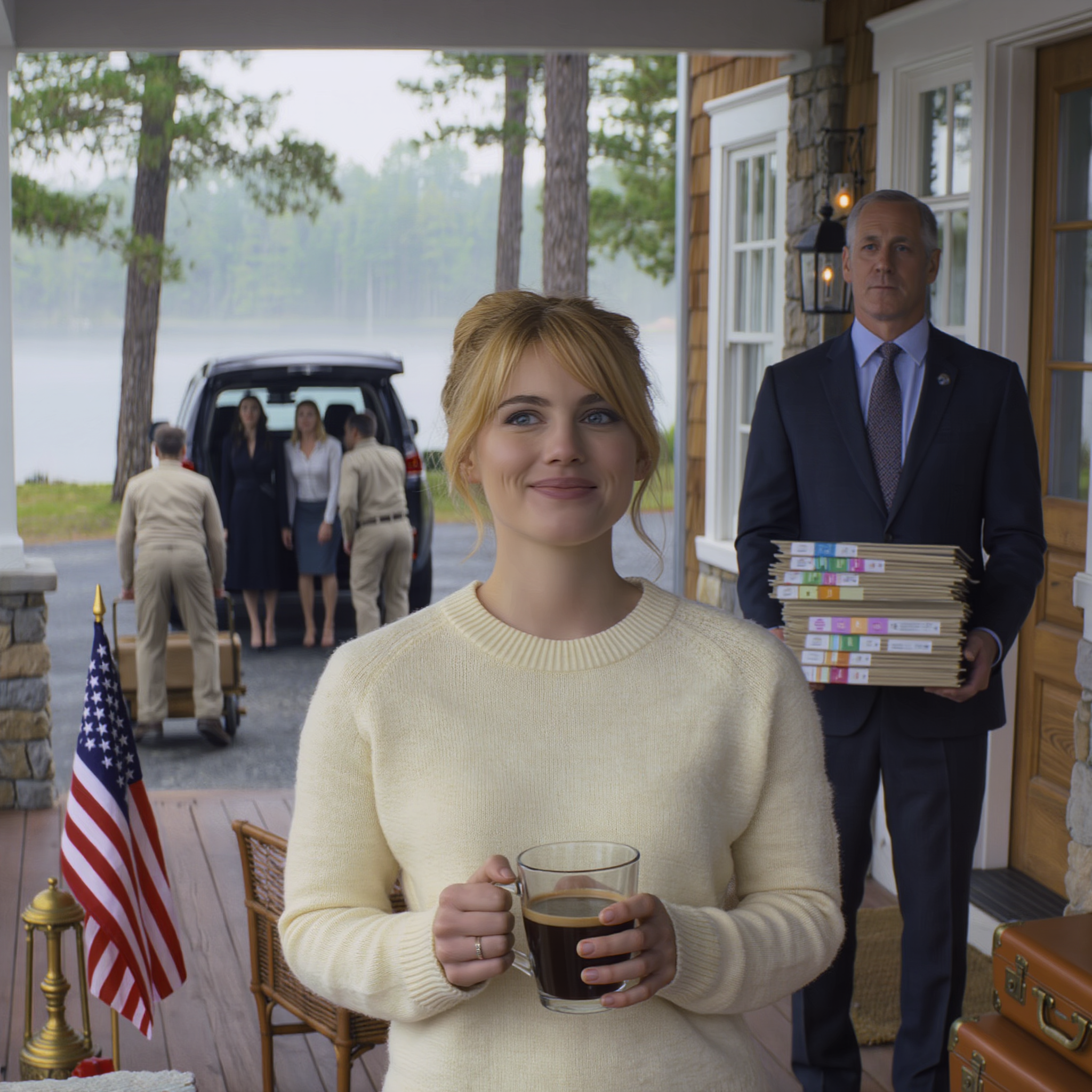 After graduating, I quietly transferred my grandparents’ entire multi-million dollar fortune into a trust. My parents and sister came, smiling, and said, “We’ve cleared out the house for you – you have to leave before Friday.” I didn’t argue. I just smiled and said, “Do you really think I’ll let that happen?” Two days later, they returned with the movers… and were stunned to find someone waiting on the porch, holding a stack of files that none of them could open. The house they thought they had taken over was no longer a home. It was a fortress I had locked up months earlier.