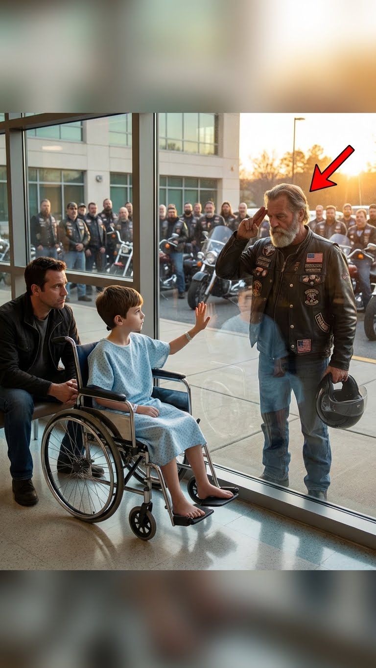 A Boy Asked to See Just One Motorcycle Before His Surgery… Then 10,000 Hells Angels Riders Arrived in Silence…