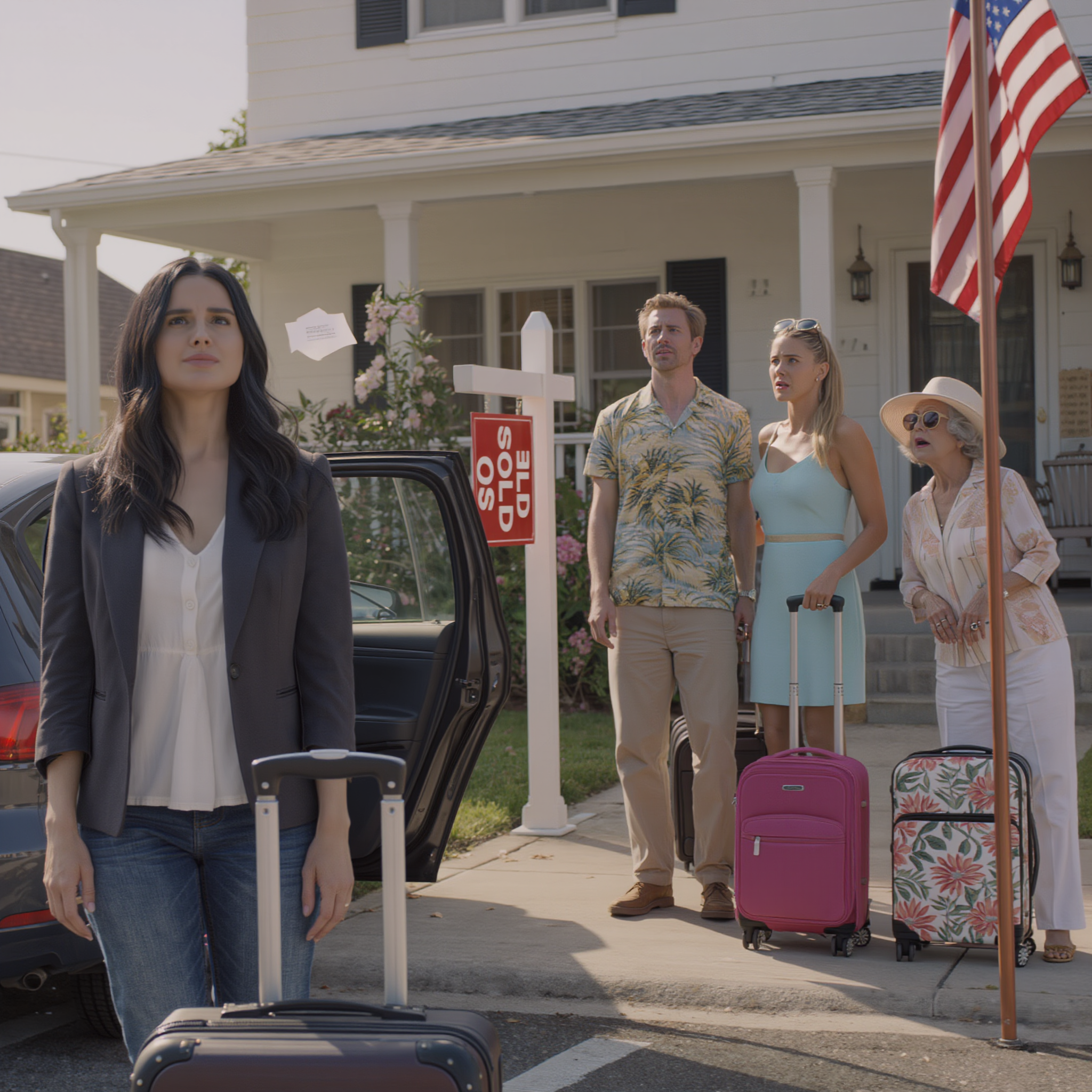 My fiancé went on a secret trip with my sister and family members. When they returned, the house had been sold. I packed everything and moved overseas…with one last surprise waiting for them in the email.