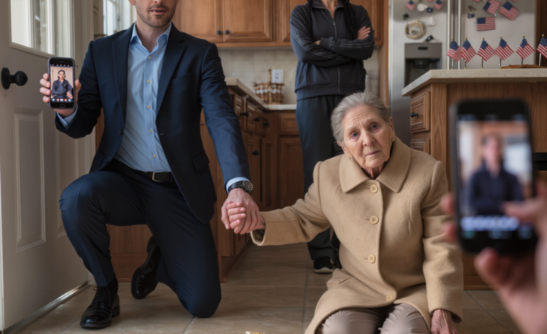 My daughter-in-law tossed dinner onto the floor and said, ‘Clean it up. If you’re not contributing, you need to take responsibility.’ And just then, my son walked in and what he did next wiped the smile from her face.