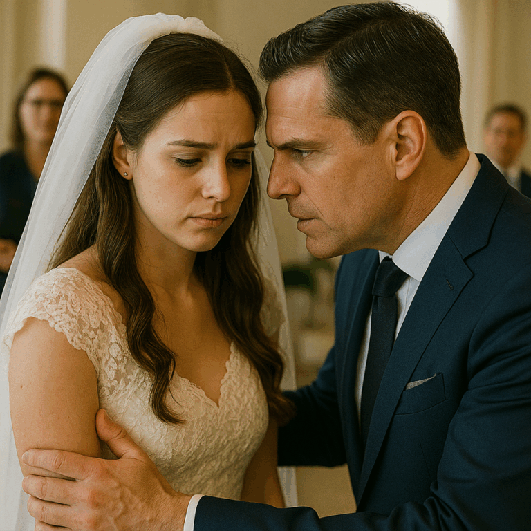 She Was Just a Waitress When a Ruthless Billionaire Forced Her Into Marriage to Repay Her Father’s Debt — Everyone Laughed at Her Fear. But When He Whispered, “You’re Trembling… Why?” Everything Changed, and the Truth About Why He Chose Her Shattered the Whole Family.