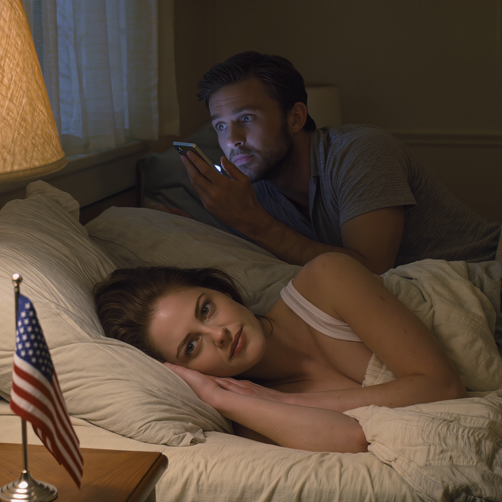 That night, I heard my husband quietly hand my account information to his mother. ‘Transfer it all,’ he whispered. ‘She has everything she ever kept in there.’ I didn’t panic. I smiled, turned over, and went back to sleep. About forty minutes later, his phone lit up with a message from her that began: ‘Son… she knows.’ And the look on his face as he read the rest was worth every moment of my silence.