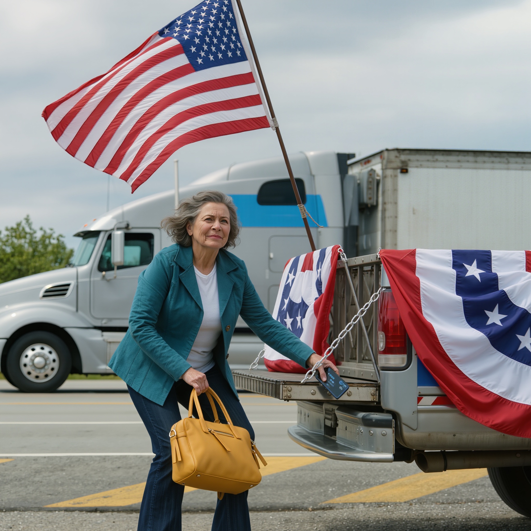 My son-in-law insisted my car needed to be checked “for safety” before my weekend trip. When I went to pick it up, I dropped my purse—and as I bent down, I spotted a small device hidden underneath. I didn’t confront him. I quietly removed it and attached it beneath a semi-truck that was already on the road. The next day, I got a strange call…