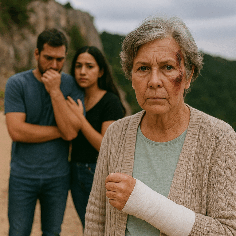 “He Smiled as He Shoved Me — My Son-in-Law Tried to Bury Me Under Rocks and Silence the Truth. He Didn’t Count on One Thing: I Crawled Out, Lived to Tell, and Turned Their Perfect Life Into a Public Reckoning.”