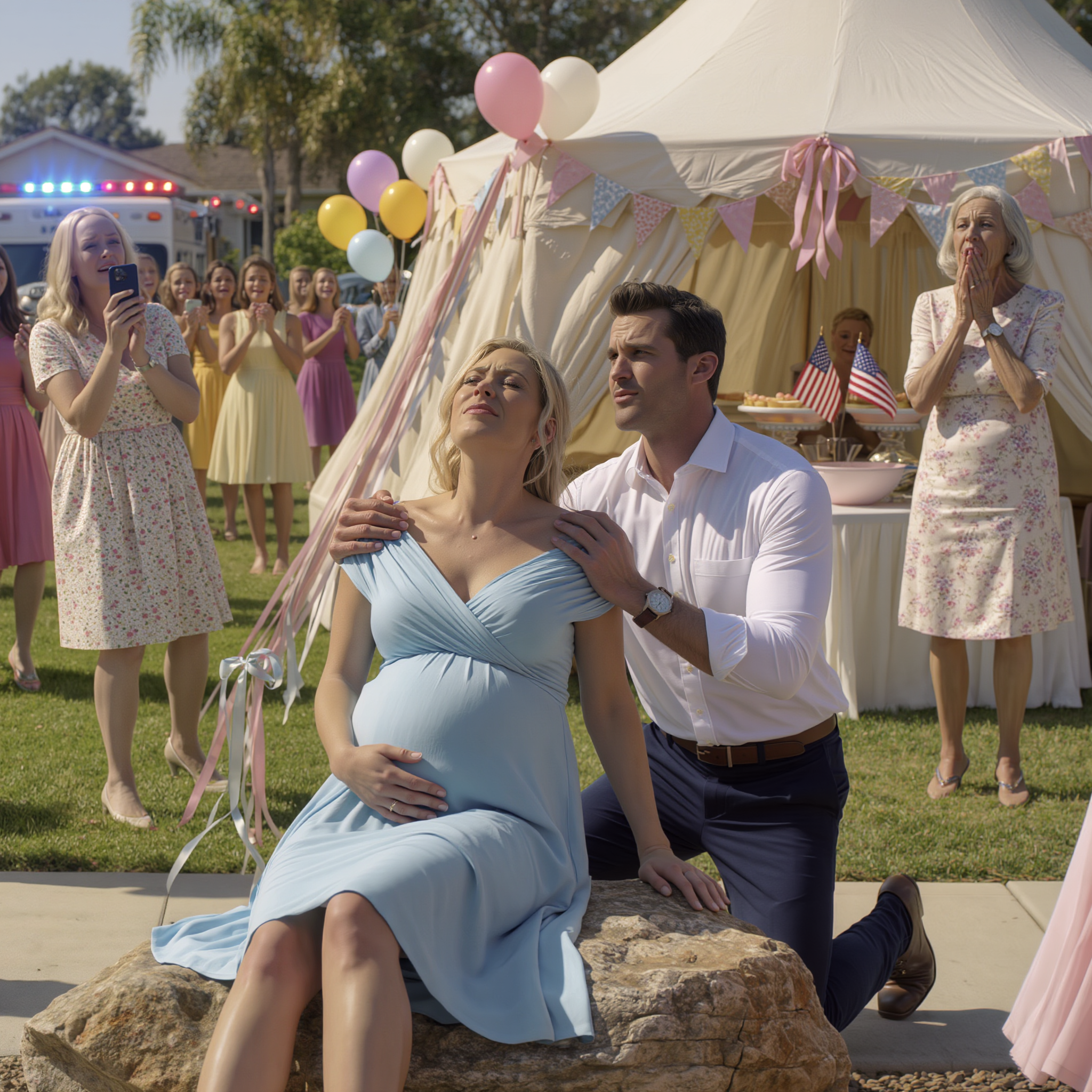 At my sister’s baby shower, I was nine months pregnant myself, carrying plates and balloons into the rented hall while everyone fussed over her like I was invisible, but the real sting came when my mother clinked her glass, pointed straight at my belly and joked that some people “didn’t deserve to be celebrated,” and that was the moment I decided their little party would not end the way they expected.