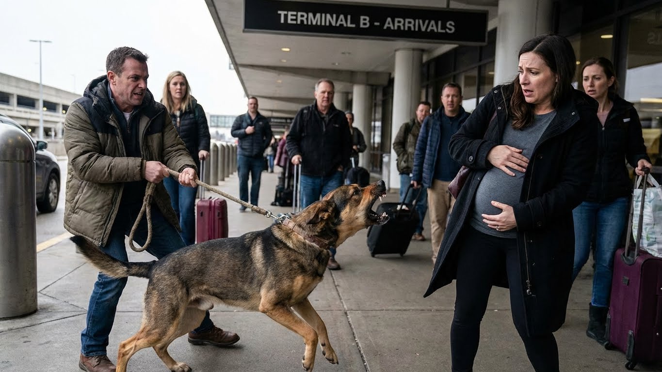 Airport K9 Went Berserk at a Pregnant Woman—What the Ultrasound Revealed Shocked Everyone