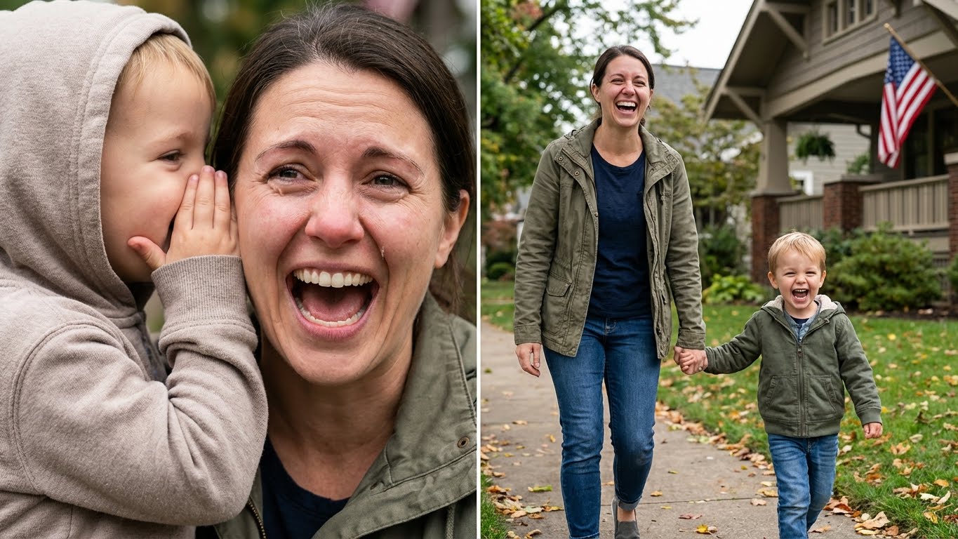 ust after my husband left for a business trip, my six-year-old daughter ran up to me and whispered, “Mom… we need to go far away. Right now.” Confused, I asked, “What’s going on?” She was shaking as she answered, “There’s no time. We have to get out of the house right now.” I grabbed our things and reached for the doorknob when suddenly… it happened. – life magazine