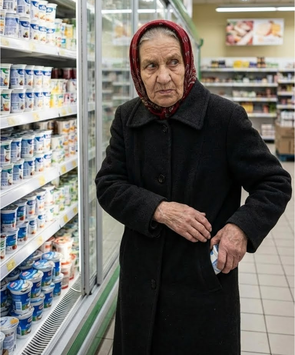 A brazen woman ate food openly in the supermarket without paying. When an employee asked her to cover the damage, she caused such a scene the entire store turned to look.
