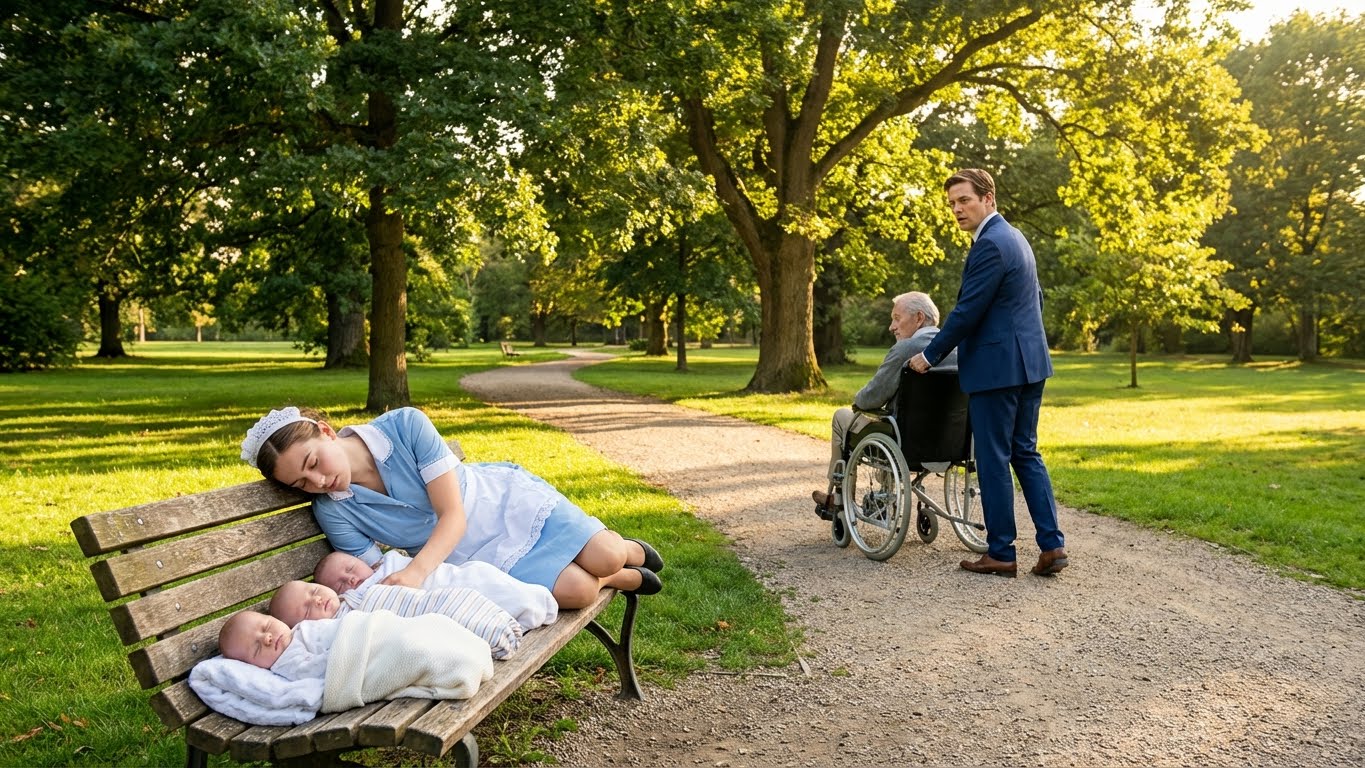 He Took His Dad for a Quiet Walk—Then Saw His Housekeeper Sleeping Outside with 3 Babies