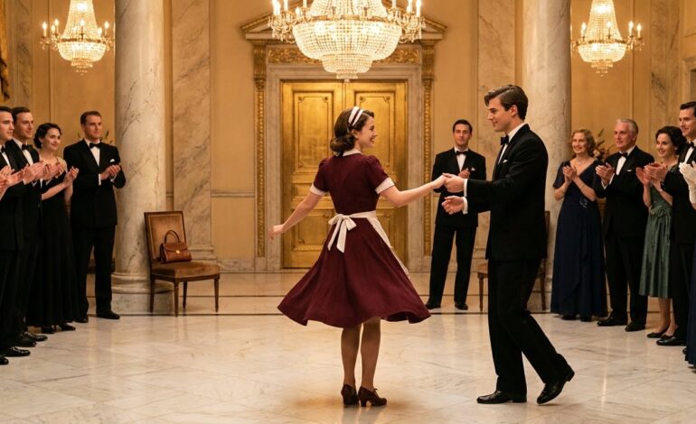 “IF YOU KNOW HOW TO DANCE, I’LL MARRY YOU,” THE MILLIONAIRE CHALLENGED… UNTIL THE CLEANING LADY STEPPED IN, WHAT SHE DID NEXT LEFT THE ENTIRE ROOM SPEECHLESS