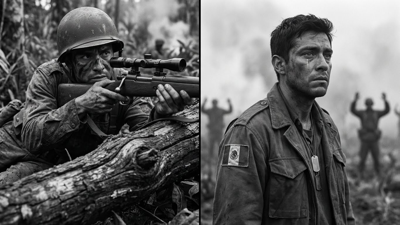 Cómo el francotirador “SOMBRA LETAL” MEXICANO eliminó a 27 japoneses escondidos en el valle de Luzón…