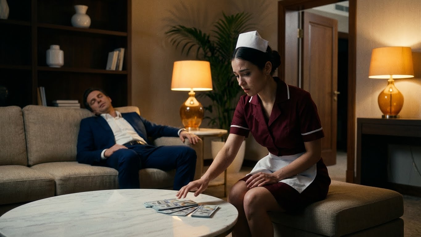 El JEFE fingió dormir para poner a prueba a la empleada… y lo que vio lo CONGELÓ al instante.