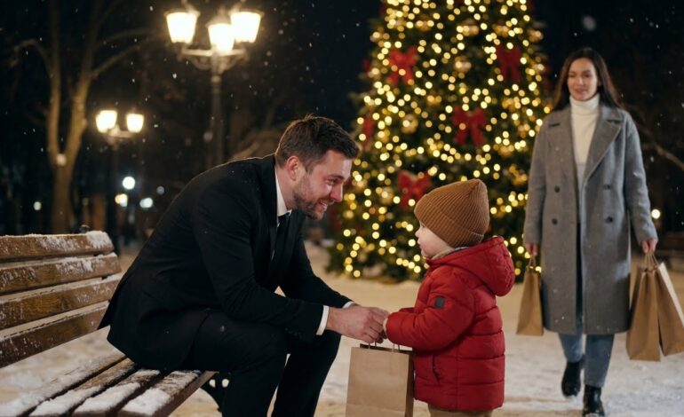 “No Llore, Señor. Puede Tomar Prestada A Mi Madre” — Dijo El Niño Al CEO Solo En El Parque