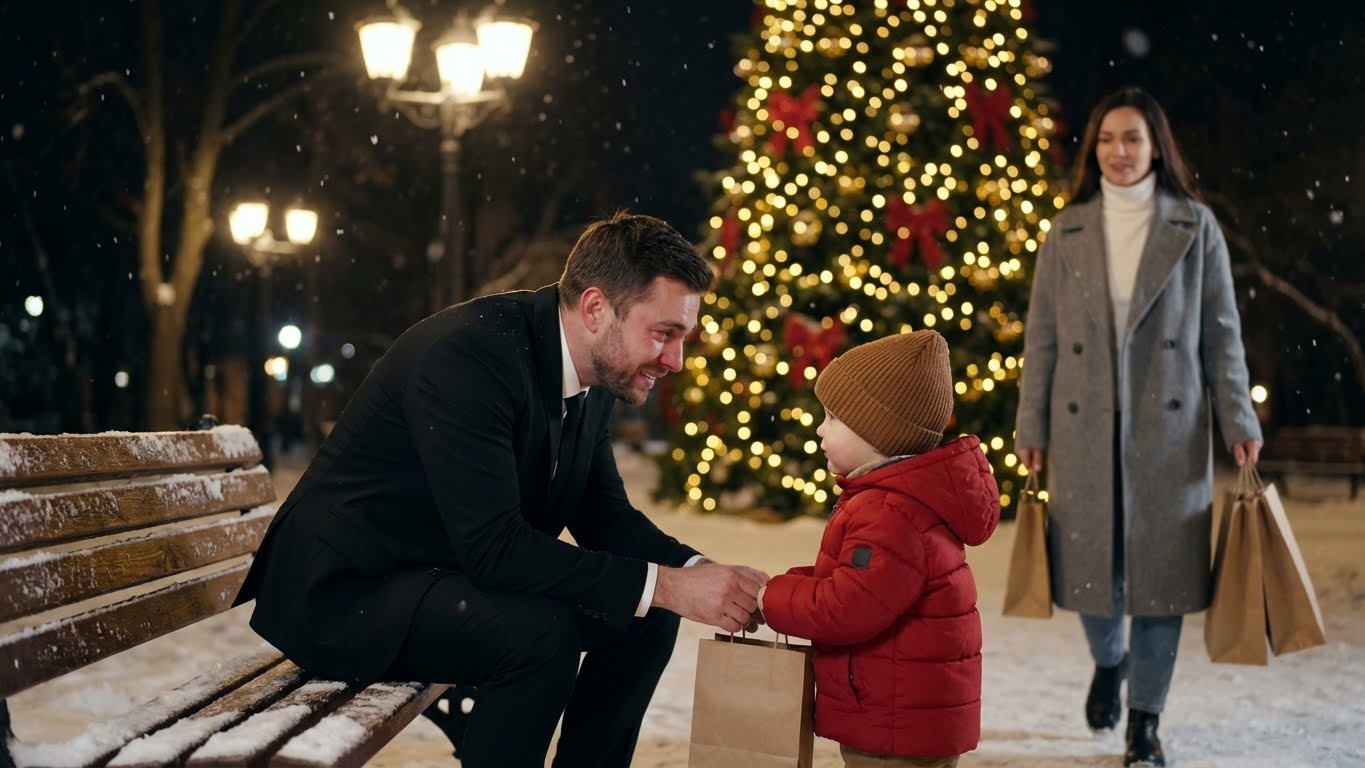 “No Llore, Señor. Puede Tomar Prestada A Mi Madre” — Dijo El Niño Al CEO Solo En El Parque