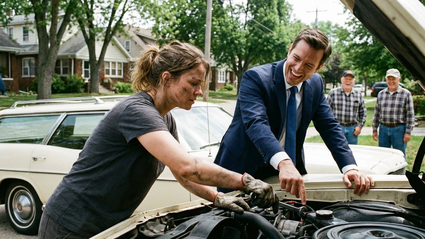 “JAMÁS VAS A PODER ARREGLARLO” –SE RIERON DE ELLA POR SER MUJER Y MECÁNICA… HASTA QUE EL MOTOR RUGIÓ