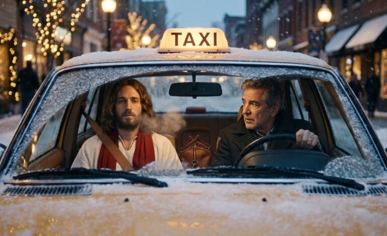 EN NAVIDAD, UN TAXISTA POBRE LLEVÓ A UN HOMBRE GRATIS… ERA JESÚS Y ÉL LO HIZO MILLONARIO