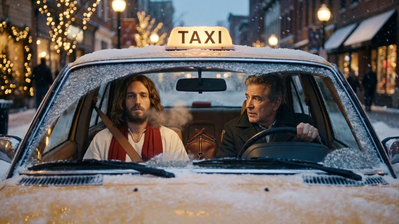 EN NAVIDAD, UN TAXISTA POBRE LLEVÓ A UN HOMBRE GRATIS… ERA JESÚS Y ÉL LO HIZO MILLONARIO
