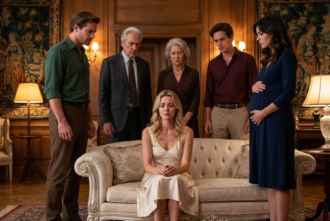 When My Husband’s Mistress Announced Her Pregnancy And His Entire Family Told Me: ‘You Need To Leave,’ — I Stayed Silent Until I Said One Sentence That Made All Six Of Them Freeze…