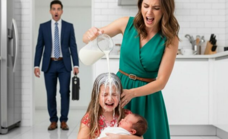 Le echó leche encima por ‘educación’… pero no sabía que un MILLONARIO estaba mirando