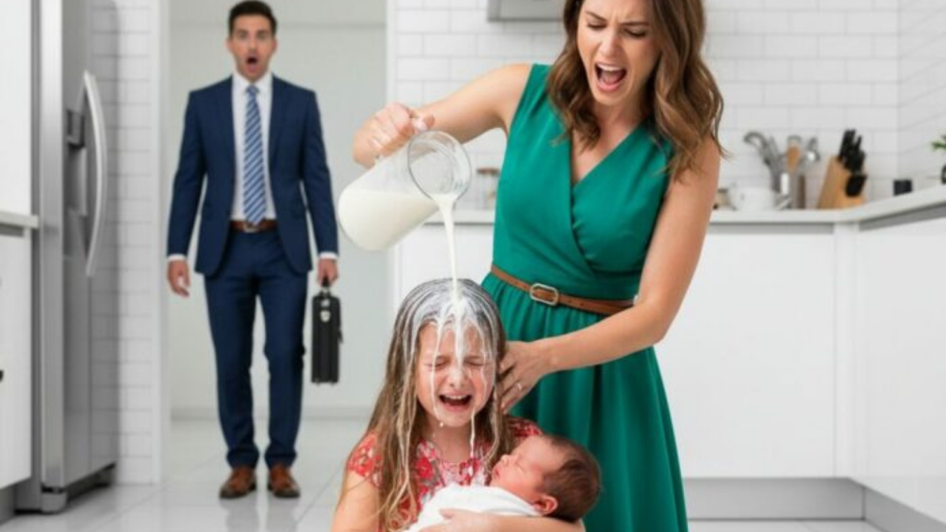 Le echó leche encima por ‘educación’… pero no sabía que un MILLONARIO estaba mirando