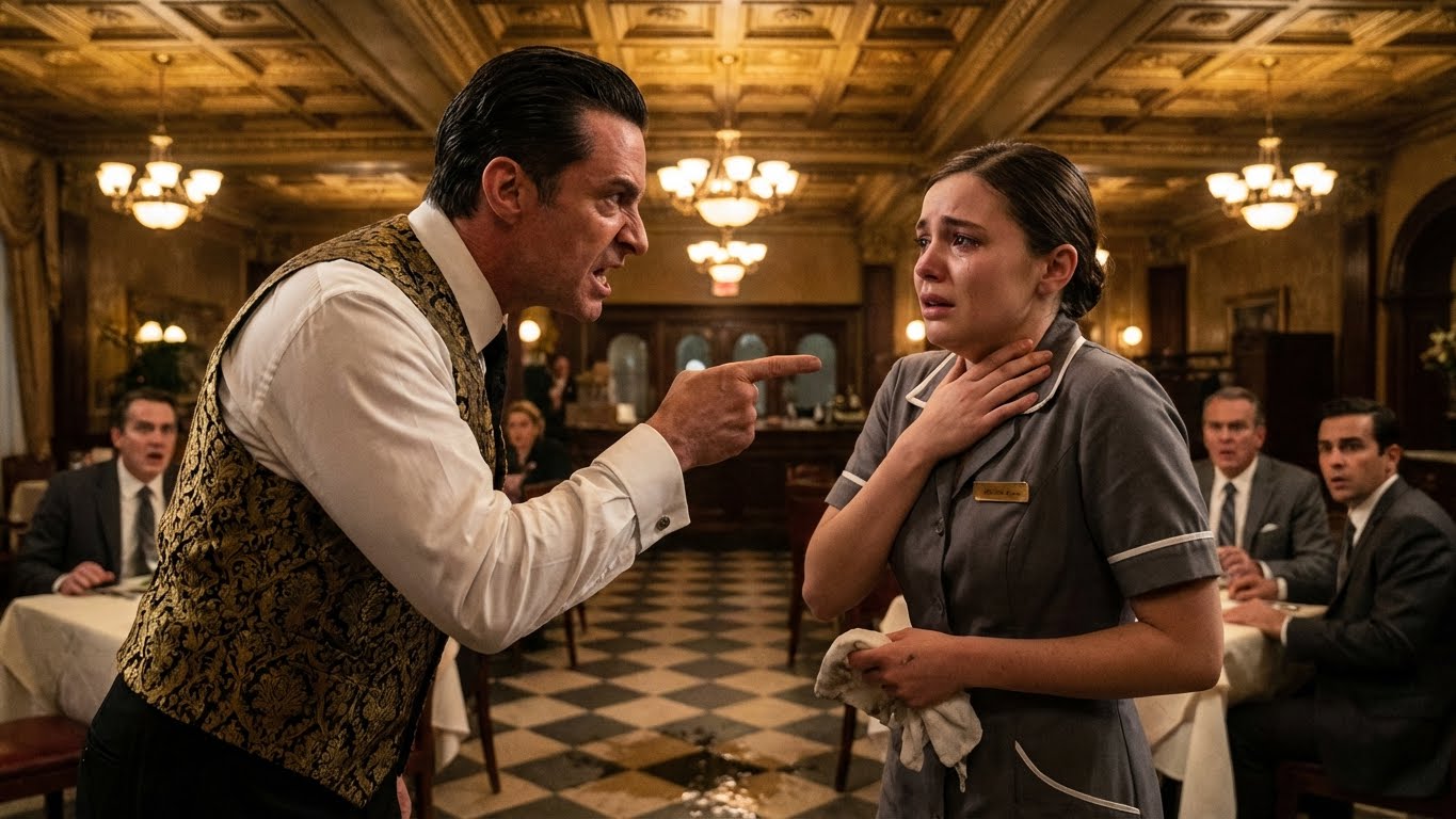 ¡ESE COLLAR ERA DE MI DIFUNTA ESPOSA!”, GRITÓ EL MAGNATE… PERO LA RESPUESTA DE LA MUJER DE LA LIMPIEZA LO CONGELÓ