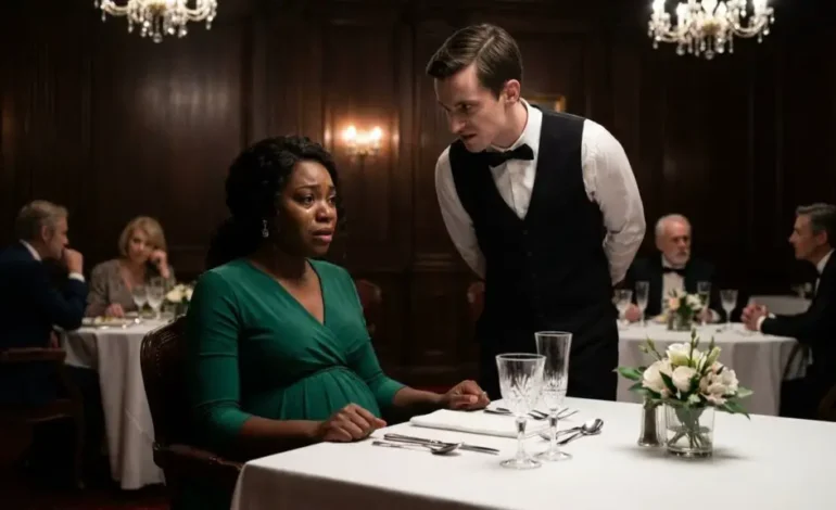 El Mesero que Humilló a la Esposa Embarazada del Dueño Millonario: La Revancha por Propiedad y Estatus