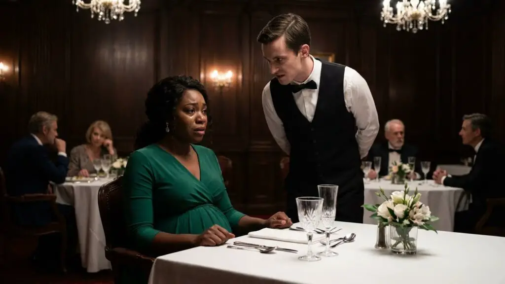 El Mesero que Humilló a la Esposa Embarazada del Dueño Millonario: La Revancha por Propiedad y Estatus