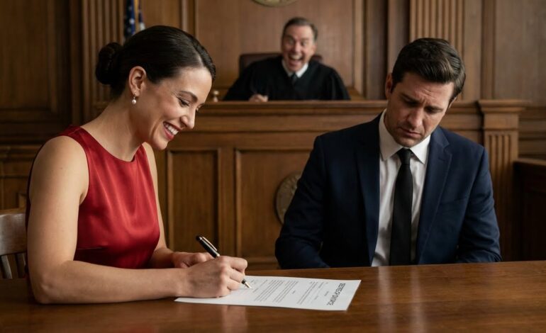 Mi esposa creyó que me dejaría en la ruina… pero no sabía lo que yo escondía desde hace 10 años