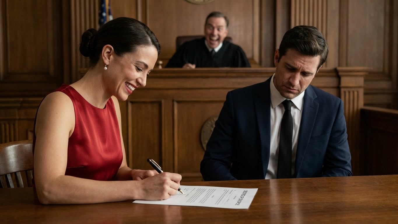 Mi esposa creyó que me dejaría en la ruina… pero no sabía lo que yo escondía desde hace 10 años