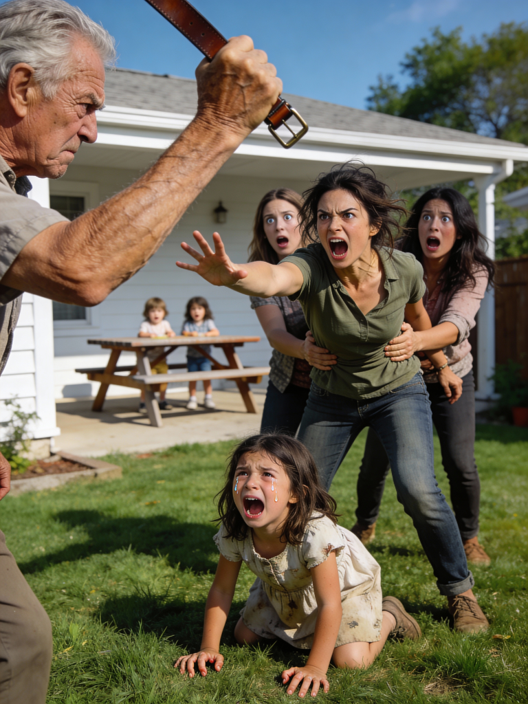 When I tried to shield my five-year-old daughter from my own father, my mother and sister grabbed me and forced me back while my father shouted, “That cheap little girl of yours needs to learn respect.”